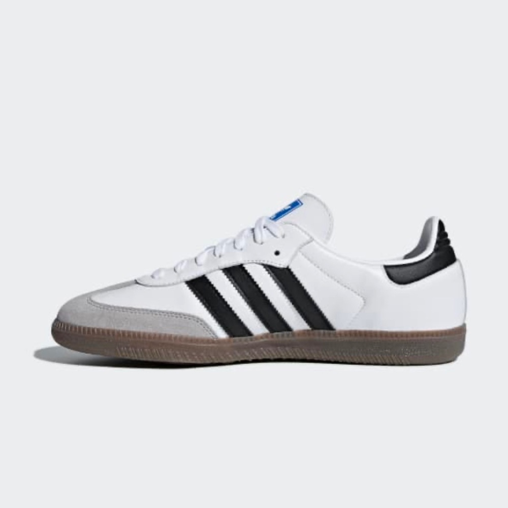 NWT Adidas Samba OG Sneakers White Size Men 6.5/Women 7.5 - Picture 3 of 16